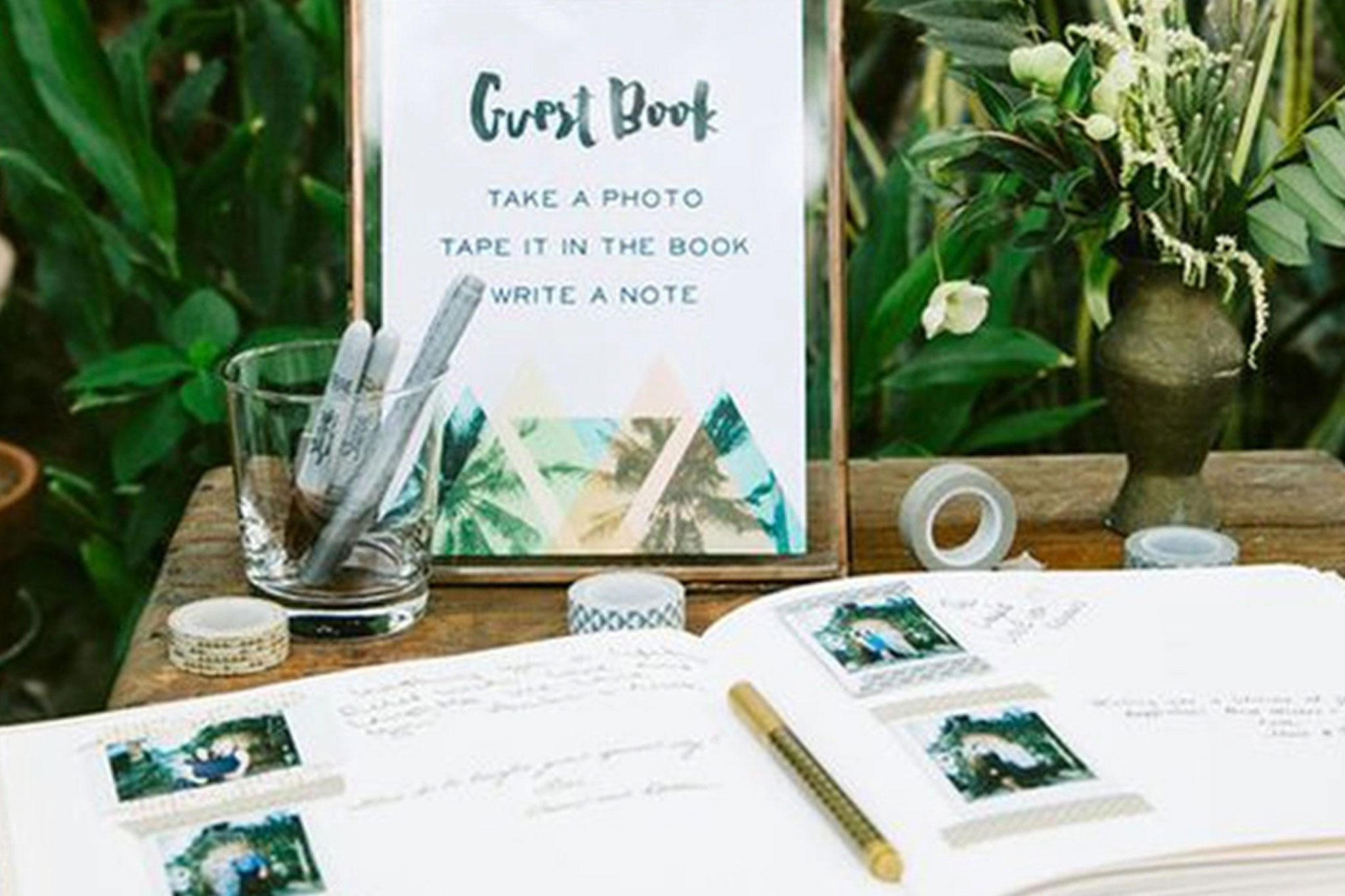 Guest book per Photo Booth invitati e sposi vediamo come funziona